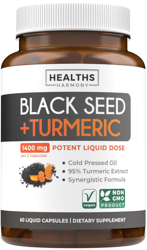 Black Seed Oil + Turmeric Liquid Capsules