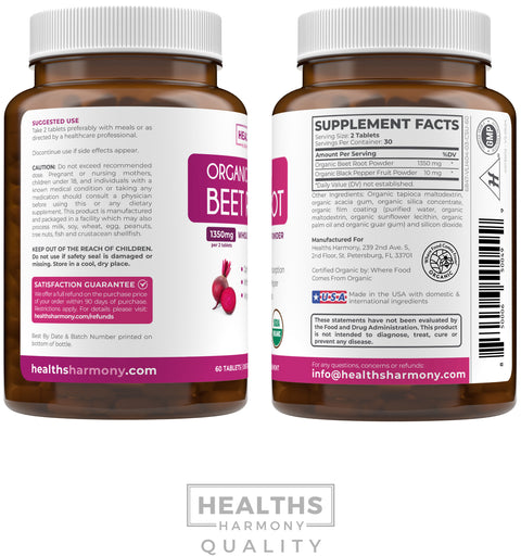 Organic Beet Root Tablets