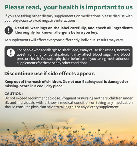 Black Seed Oil + Turmeric Liquid Capsules