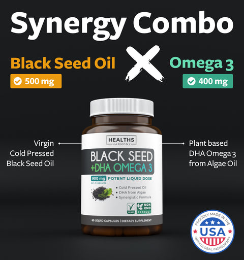 Black Seed Oil + DHA Liquid Capsules