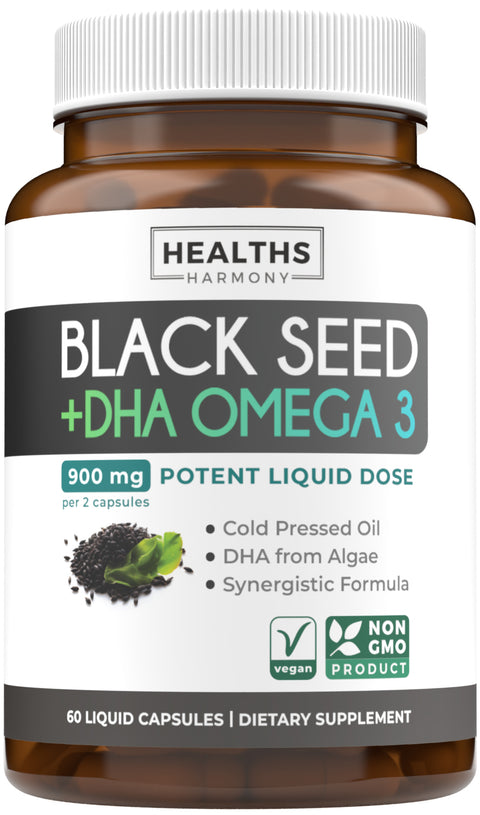 Black Seed Oil + DHA Liquid Capsules