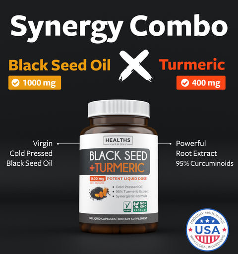 Black Seed Oil + Turmeric Liquid Capsules